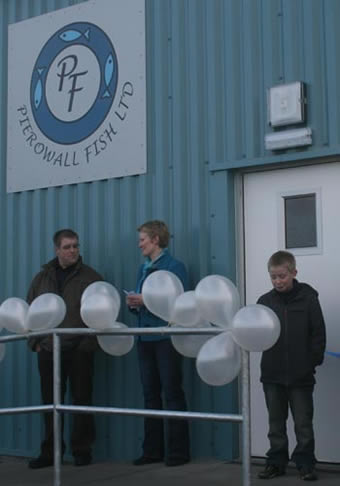 Opening ofPierowall Fish new premises